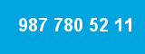 987 780 52 11 987 780 52 11